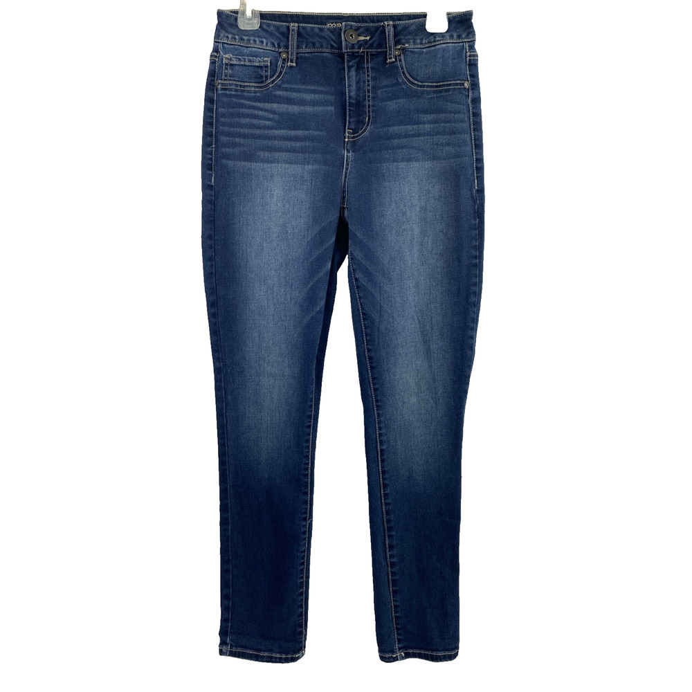 Maurices Jeans Womens M-S High Rise Medium Wash Denim Stretch Skinny